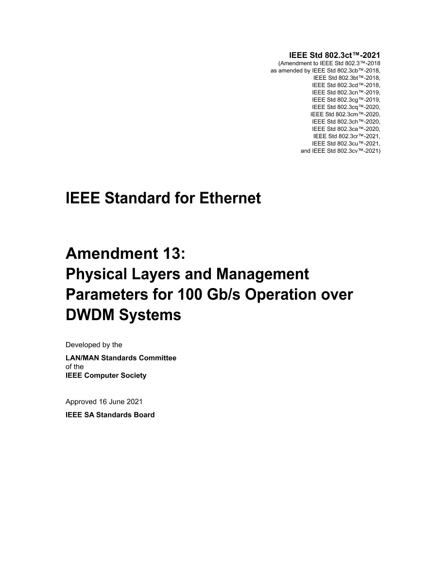IEEE 802.3ct-2021 IEEE 802.3ct-2021 pdf