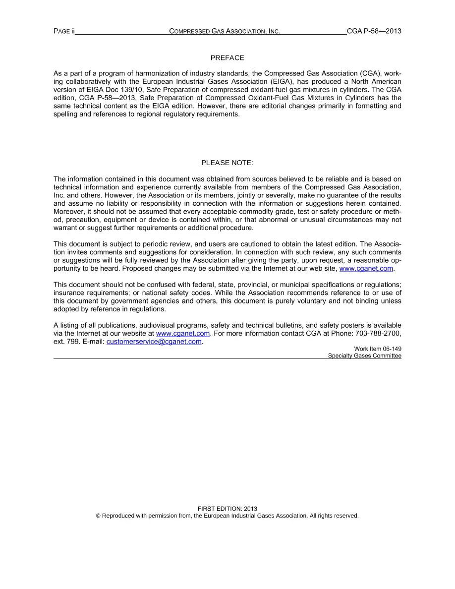 CGA P-58 pdf