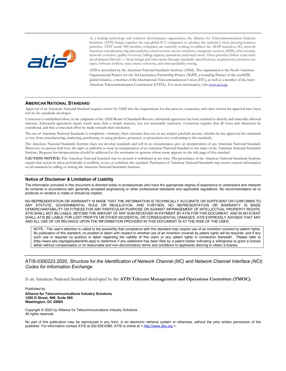 ATIS 0300223.2020 ATIS 0300223.2020 pdf
