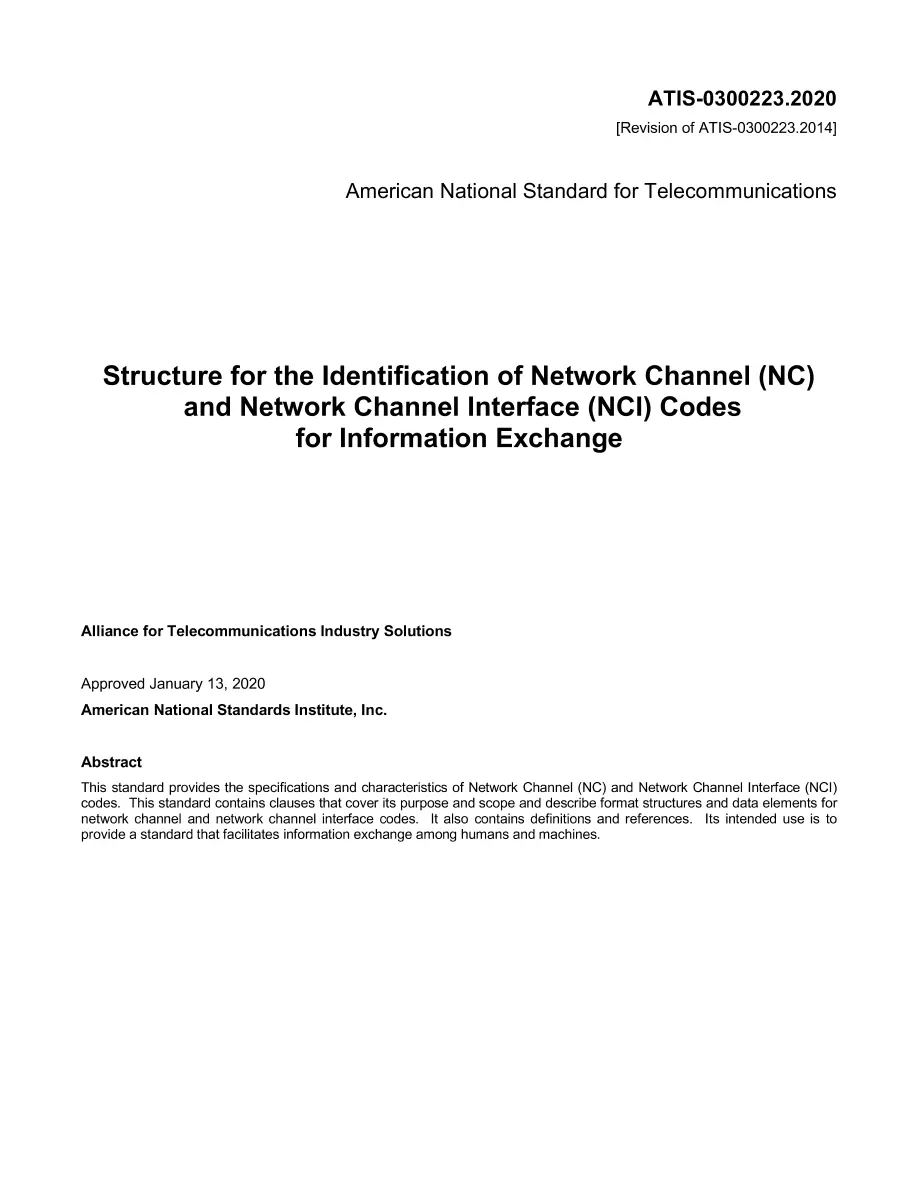 ATIS 0300223.2020 ATIS 0300223.2020 pdf