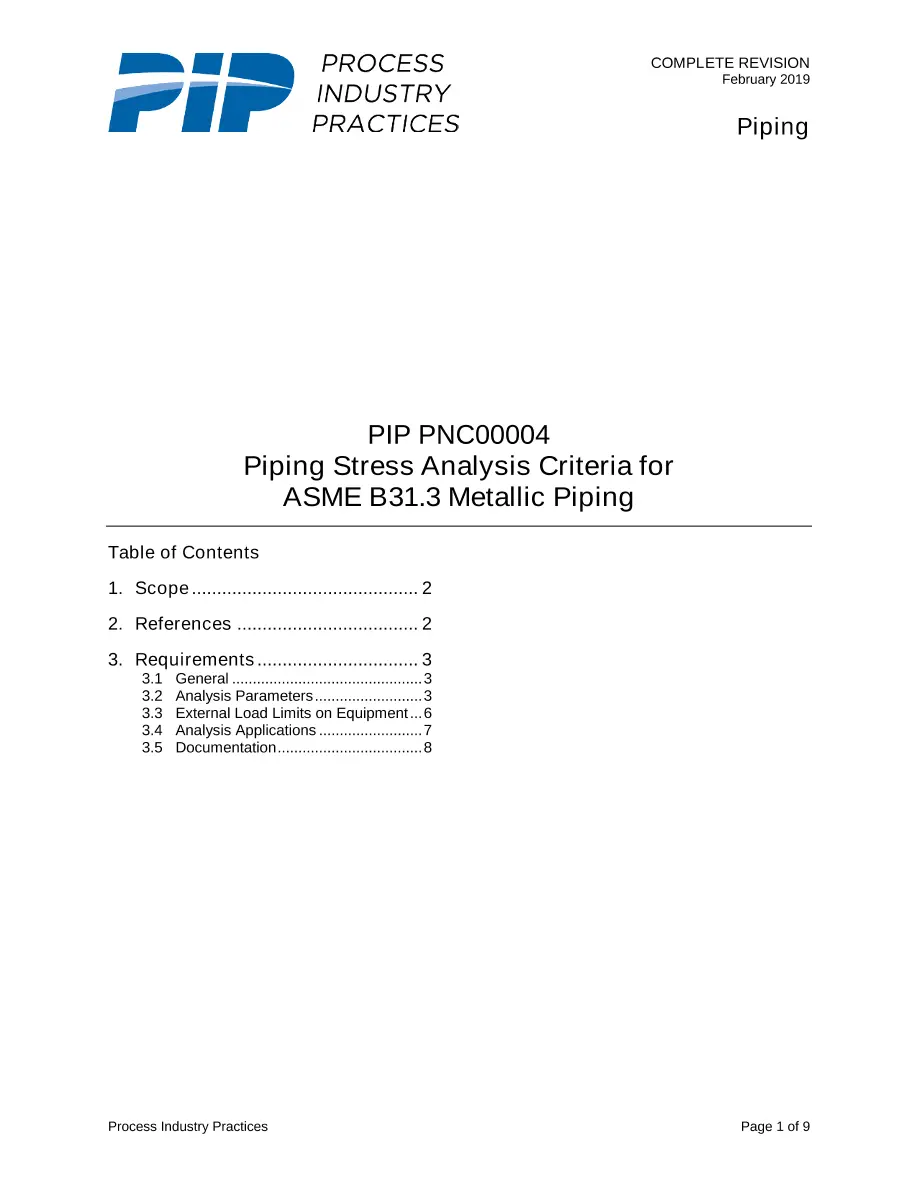 PIP PNC00004 PIP PNC00004 pdf