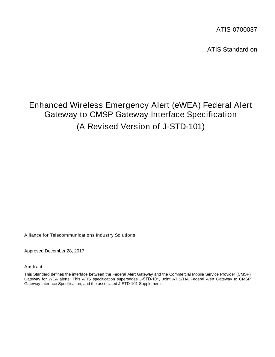 ATIS 0700037 ATIS 0700037 pdf