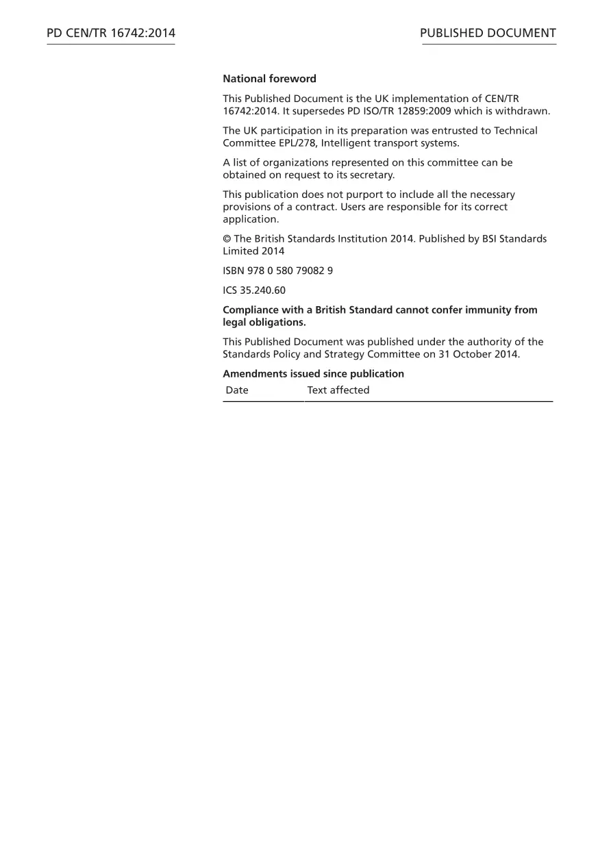 BS PD CEN/TR 16742:2014 pdf