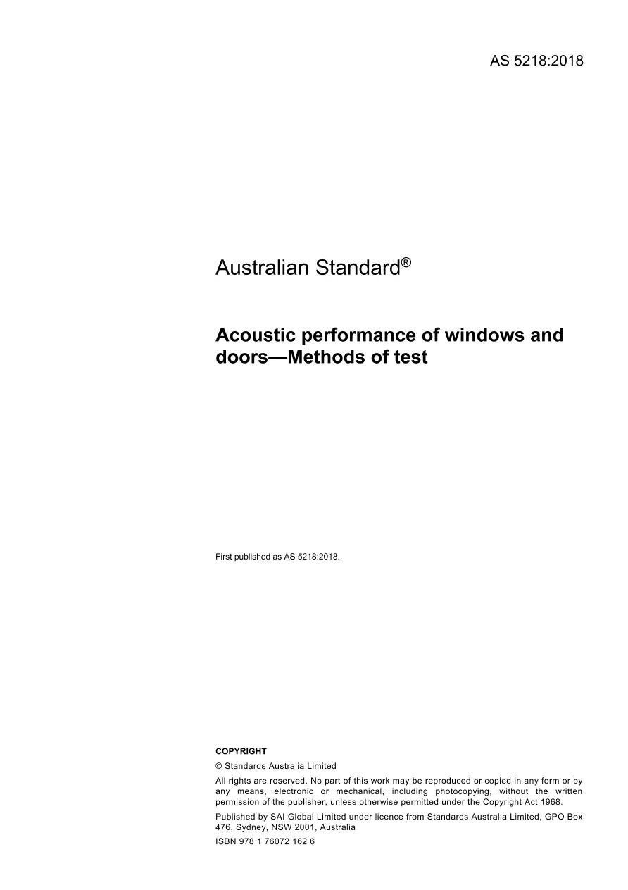 AS 5218:2018 AS 5218:2018 pdf