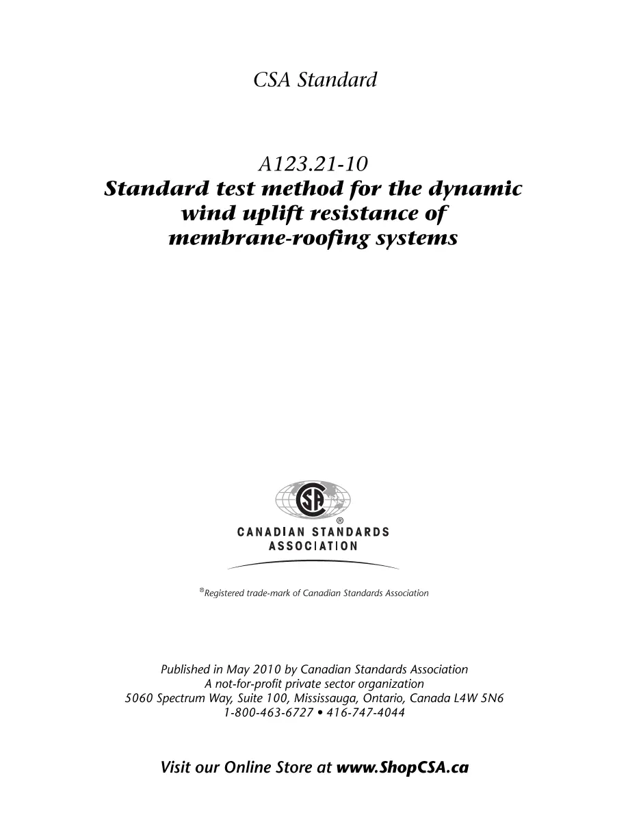 CSA A123.21-10 pdf