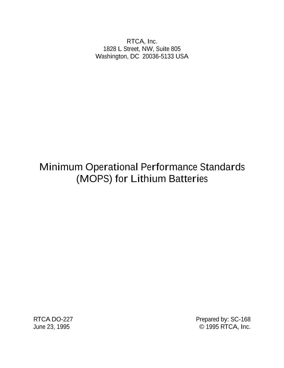 RTCA DO-227 RTCA DO-227 pdf