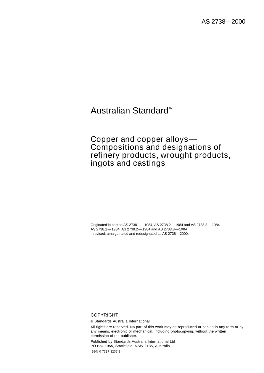 AS 2738-2000 AS 2738-2000 pdf
