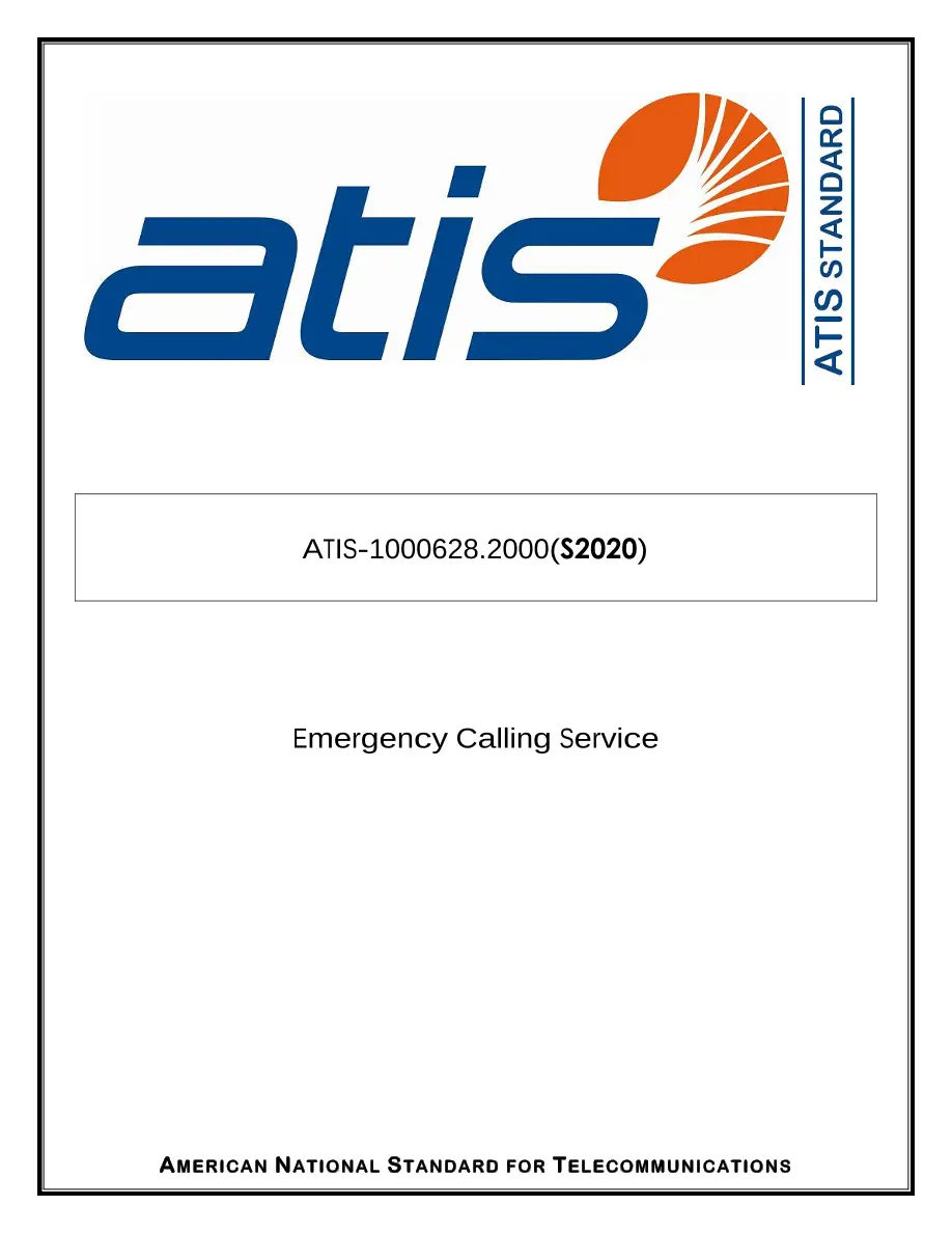 ATIS 1000628.2000(S2020) ATIS 1000628.2000(S2020) pdf