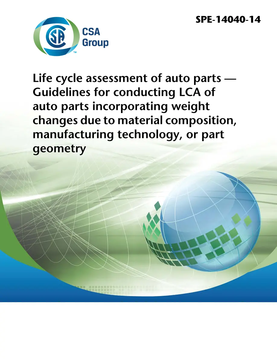CSA SPE-14040-14 CSA SPE-14040-14 pdf