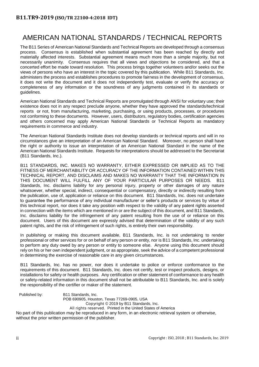 B11 B11.TR9-2019 B11 B11.TR9-2019 pdf