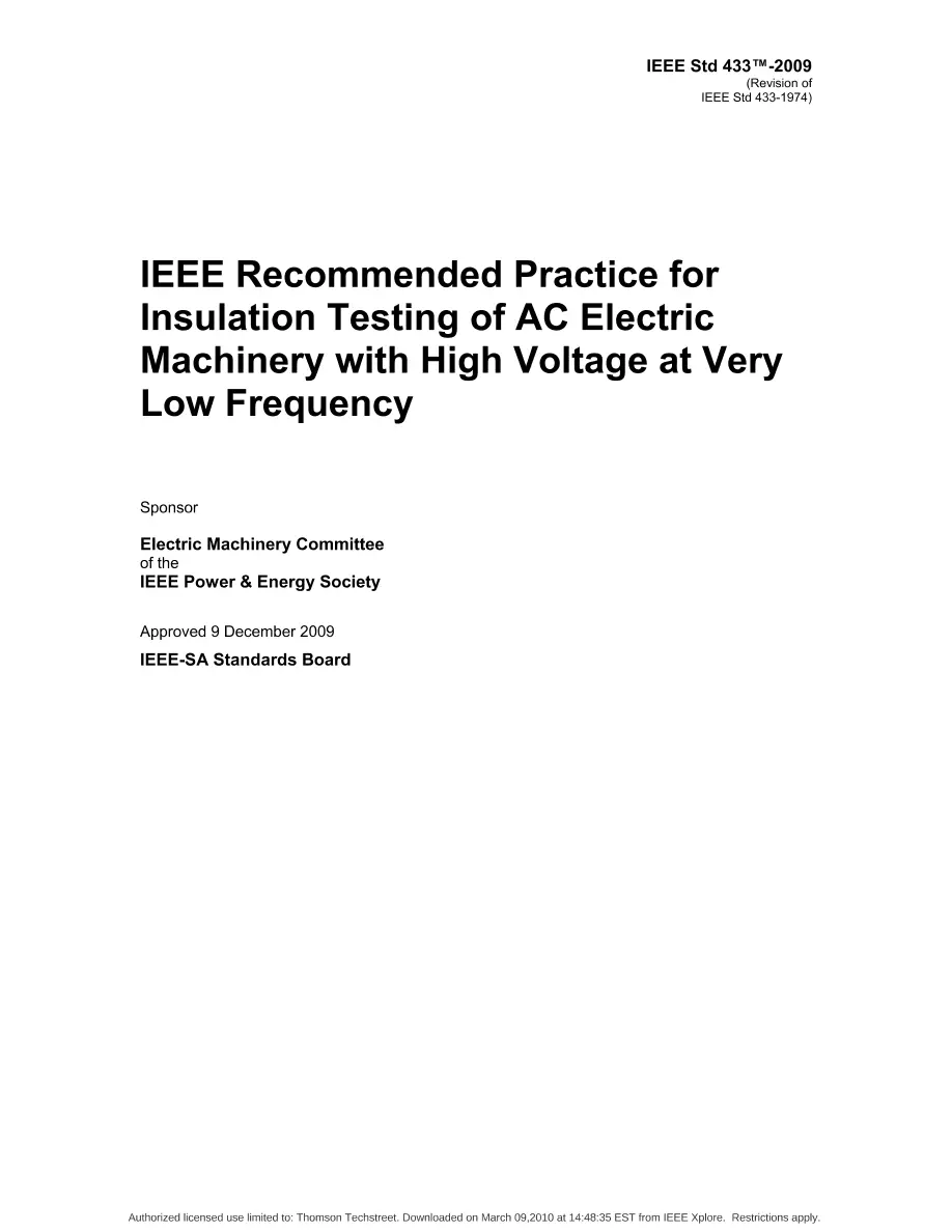 IEEE 433-2009 IEEE 433-2009 pdf