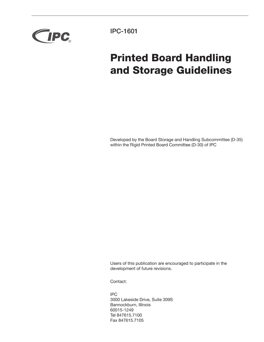 IPC 1601 IPC 1601 pdf