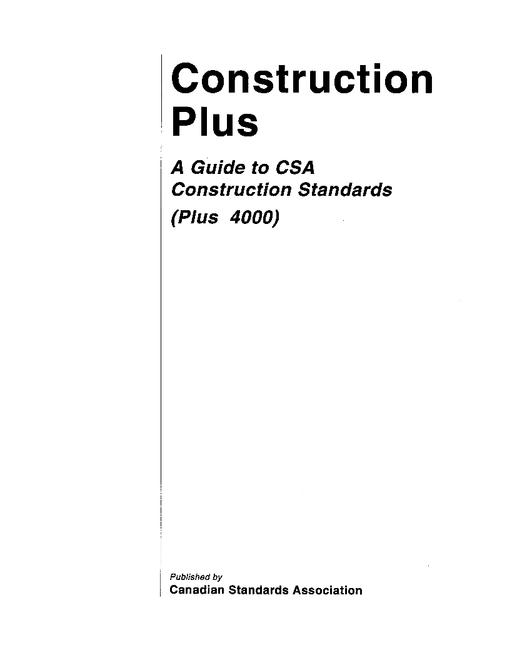 CSA PLUS 4000-93 CSA PLUS 4000-93 pdf