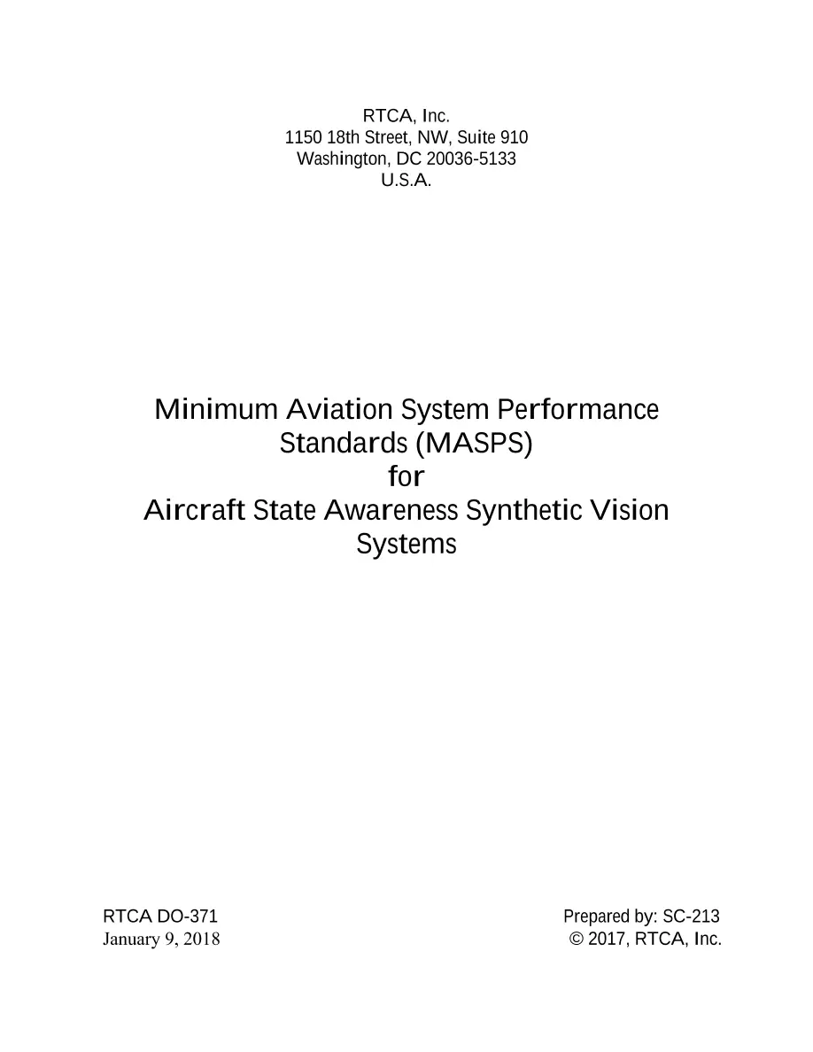 RTCA DO-371 pdf