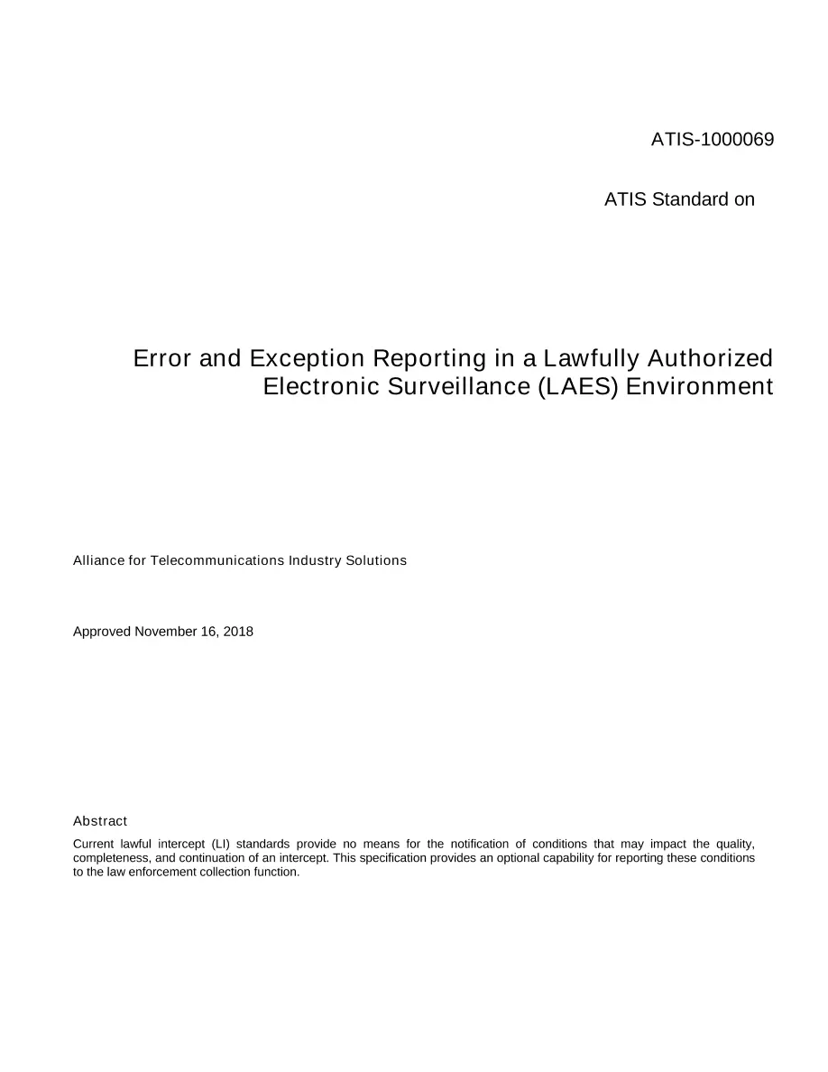 ATIS 1000069 pdf