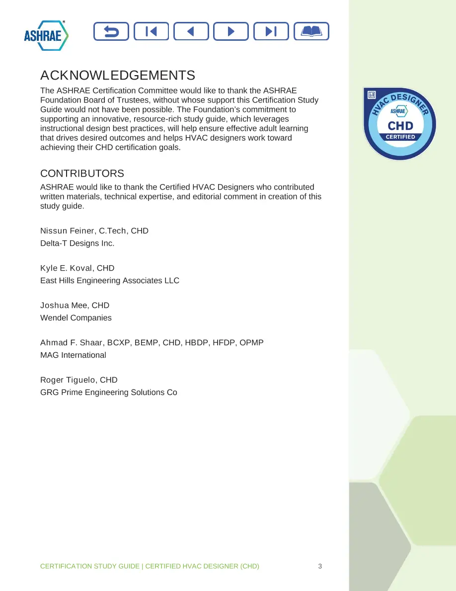 Certification Study Guide: Certified HVAC Designer (CHD) Certification Study Guide: Certified HVAC Designer (CHD) pdf