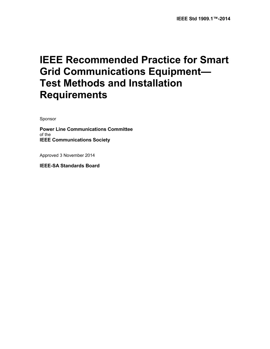 IEEE 1909.1-2014 IEEE 1909.1-2014 pdf