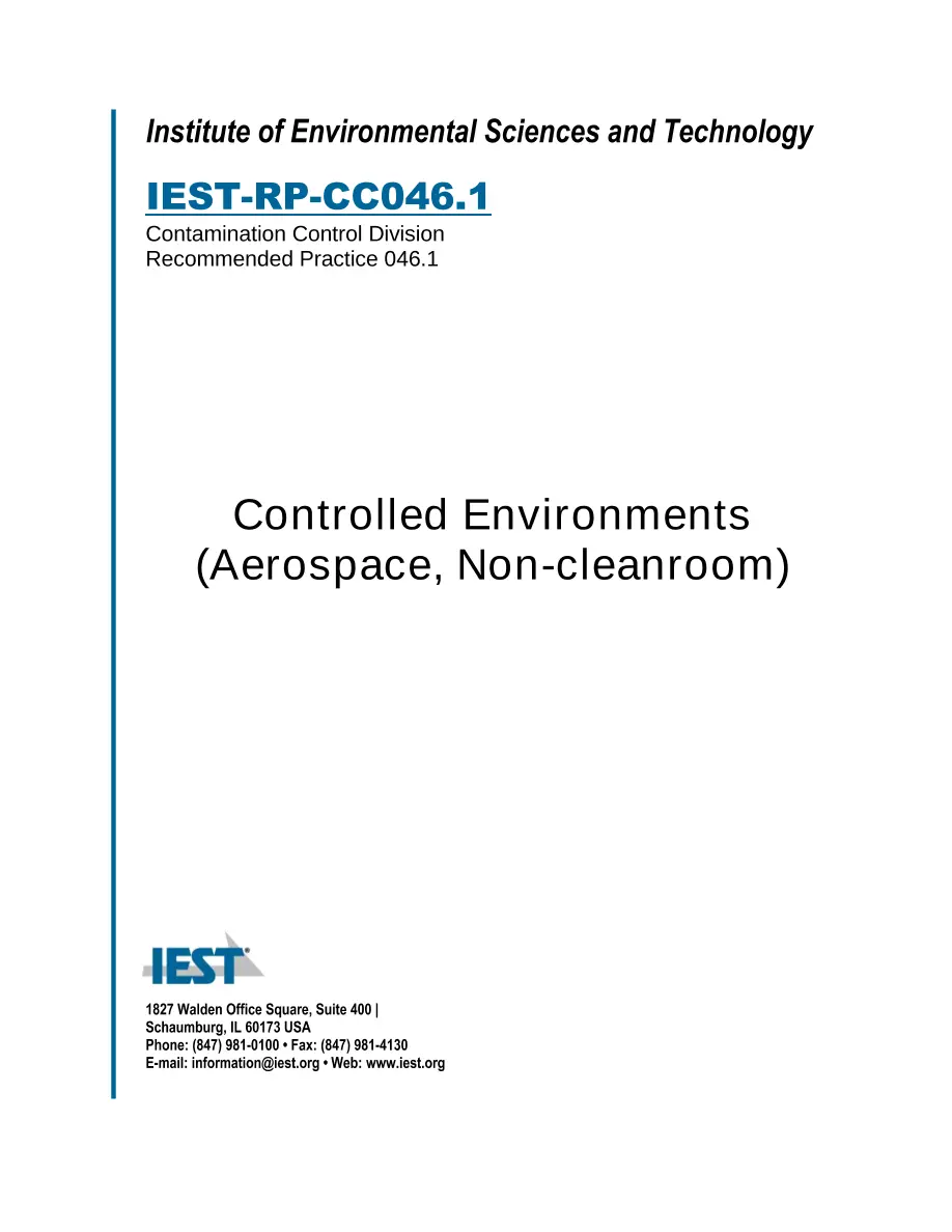 IEST RP-CC046.1 pdf