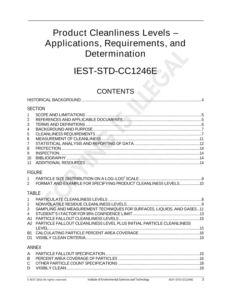 IEST STD-CC1246E pdf