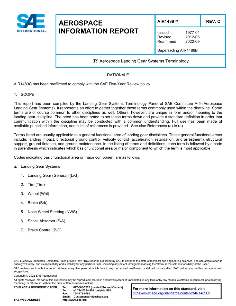 SAE AIR1489C SAE AIR1489C pdf