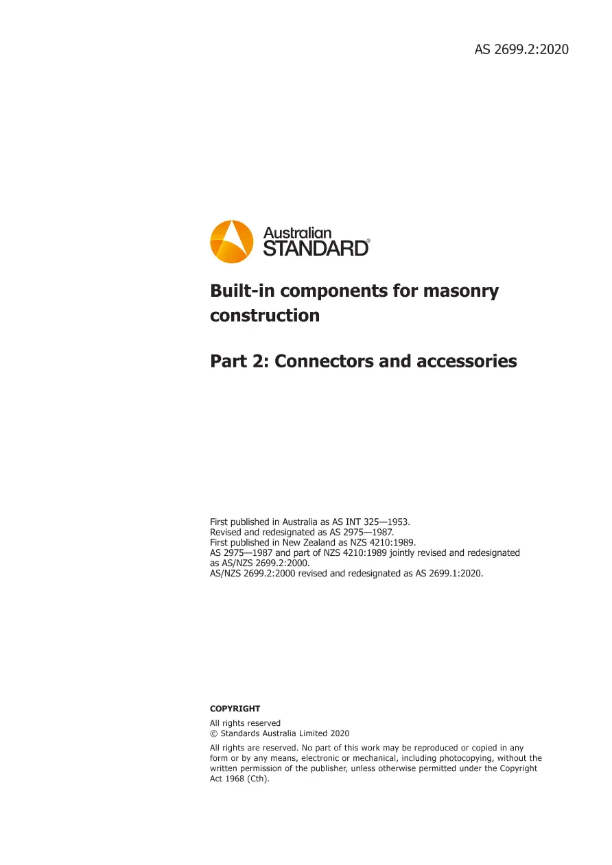 AS 2699.2:2020 AS 2699.2:2020 pdf