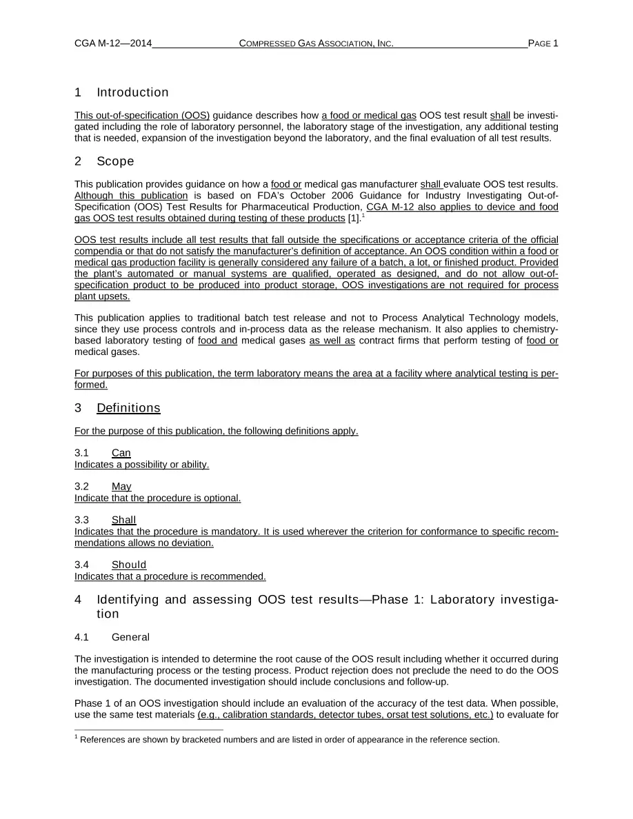 CGA M-12 CGA M-12 pdf