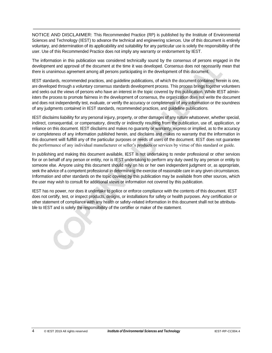 IEST RP-CC004.4 IEST RP-CC004.4 pdf
