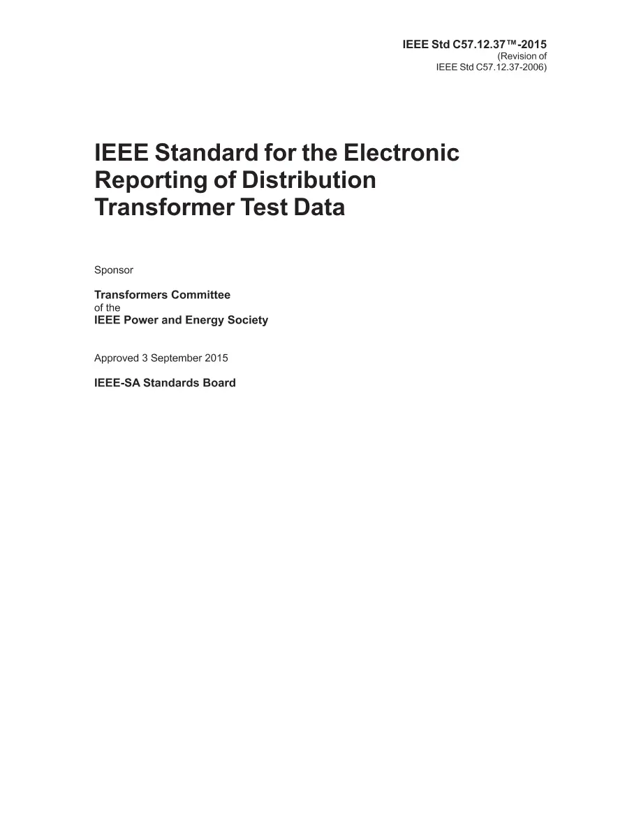IEEE C57.12.37-2015 IEEE C57.12.37-2015 pdf