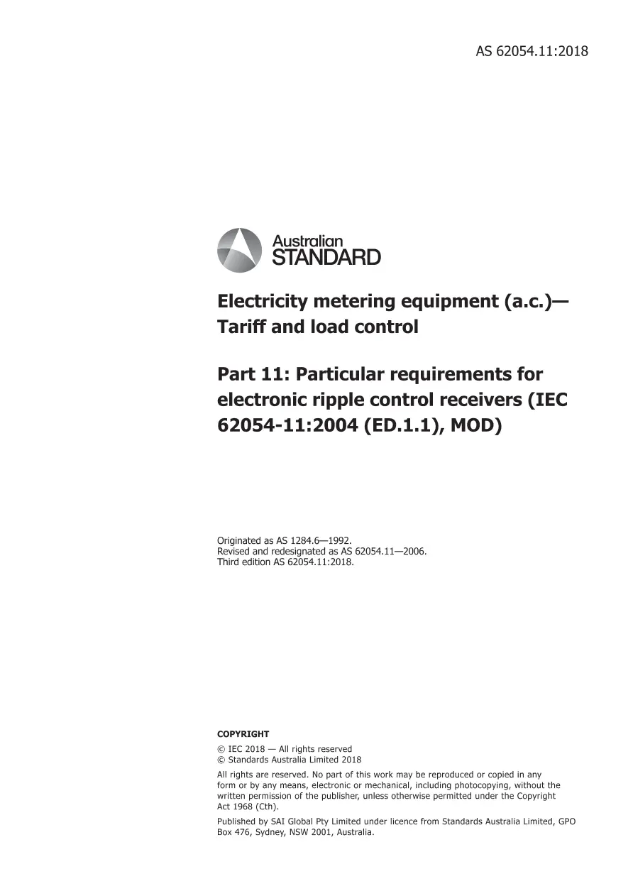 AS 62054.11:2018 AS 62054.11:2018 pdf