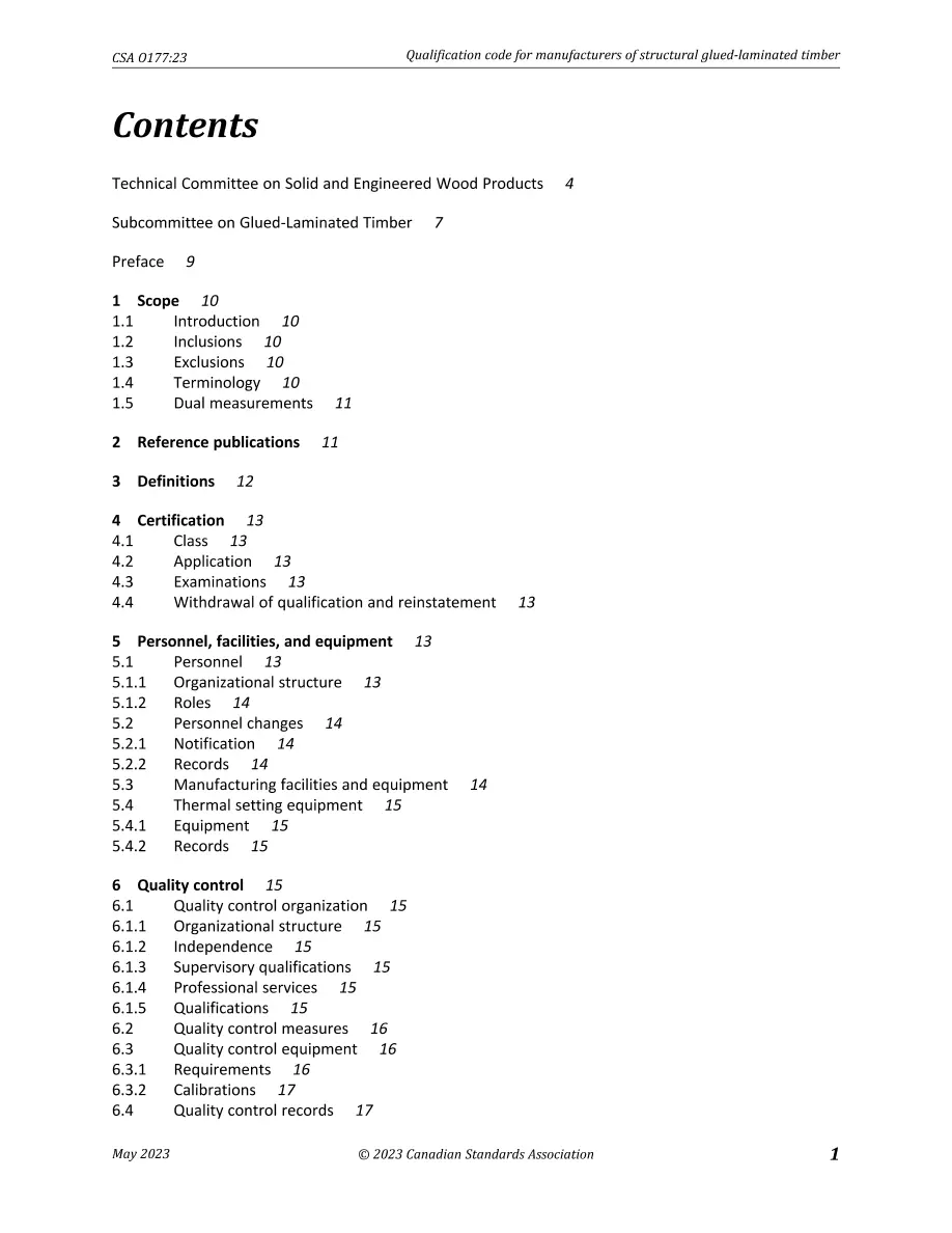 CSA O177:23 CSA O177:23 pdf