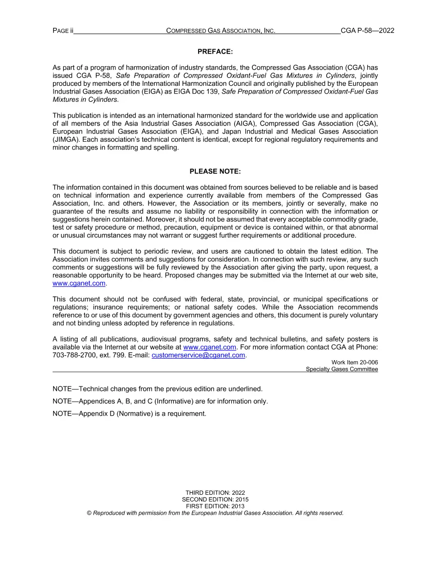 CGA P-58 pdf