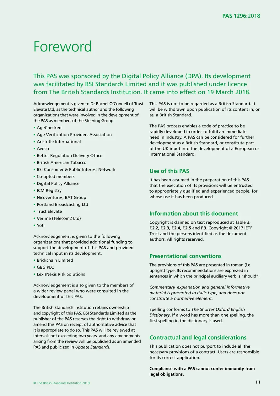 BS PAS 1296:2018 BS PAS 1296:2018 pdf