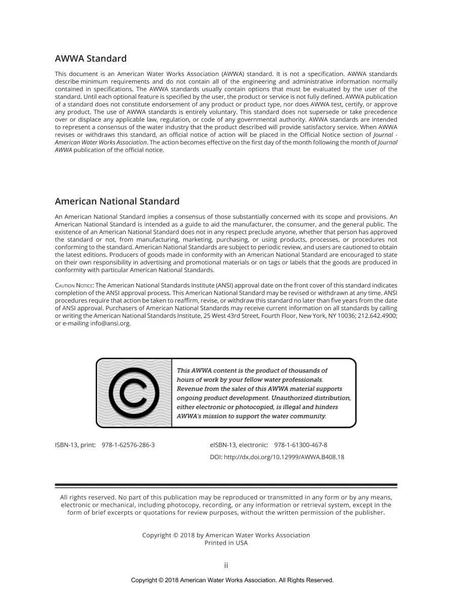 AWWA B408-18 AWWA B408-18 pdf