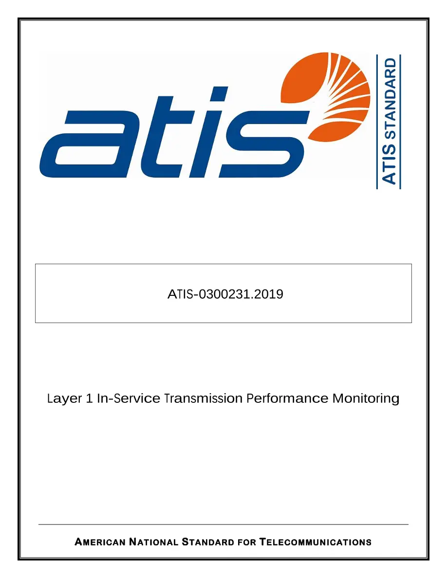 ATIS 0300231.2019 ATIS 0300231.2019 pdf