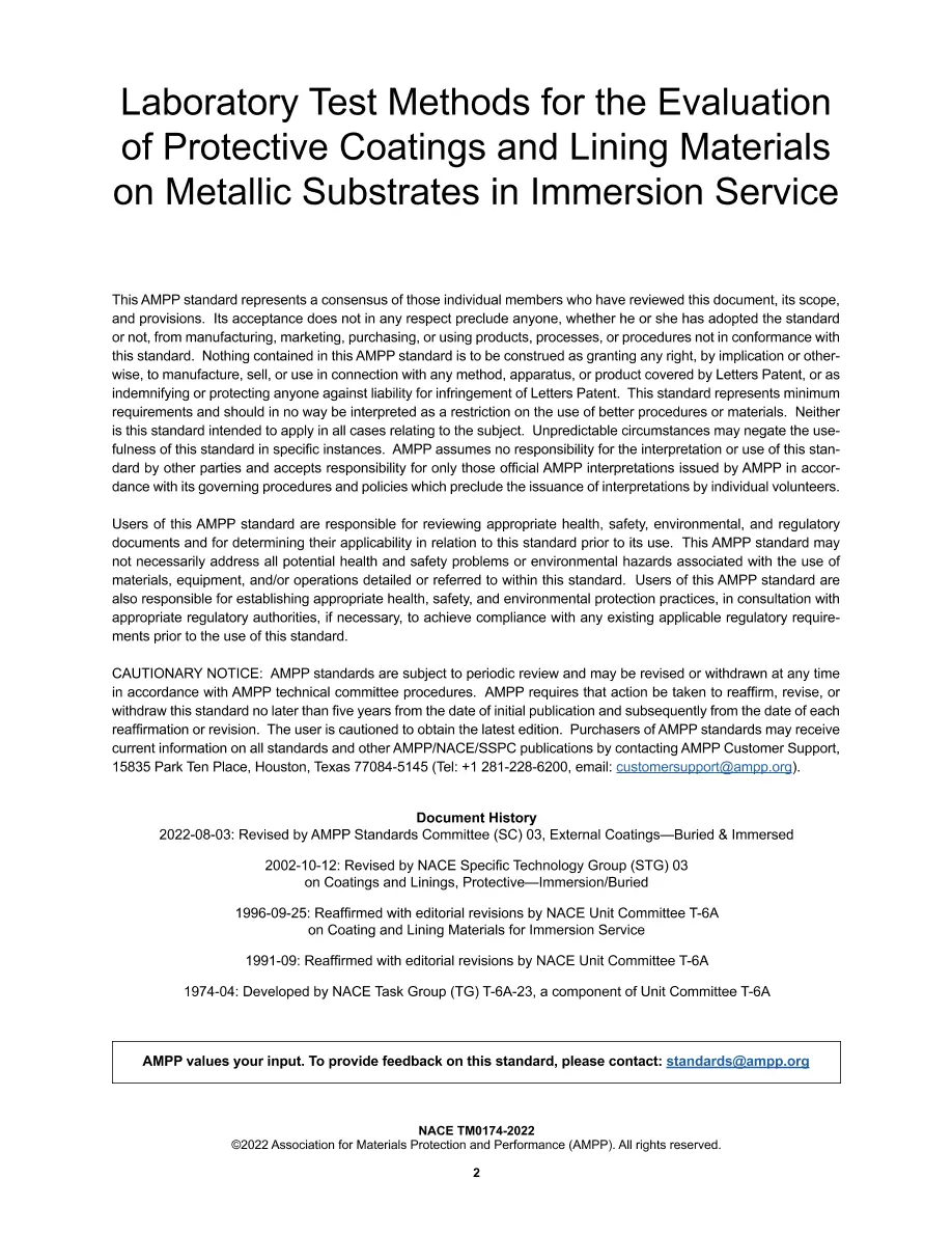NACE TM0174-2022 NACE TM0174-2022 pdf