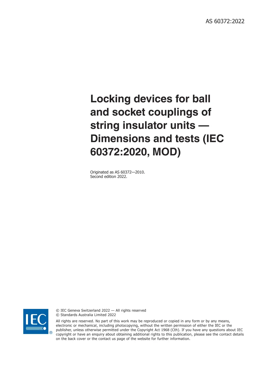 AS 60372:2022 AS 60372:2022 pdf