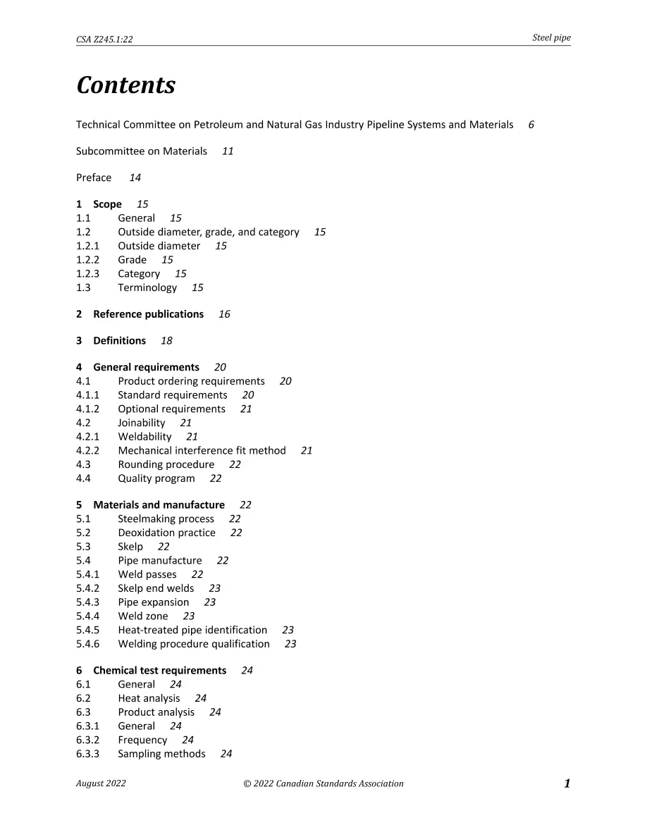 CSA Z245.1:22 CSA Z245.1:22 pdf
