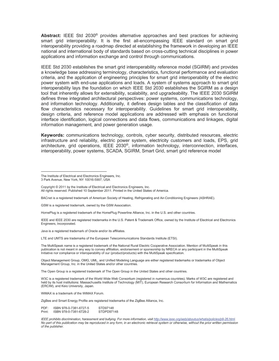 IEEE 2030-2011 IEEE 2030-2011 pdf