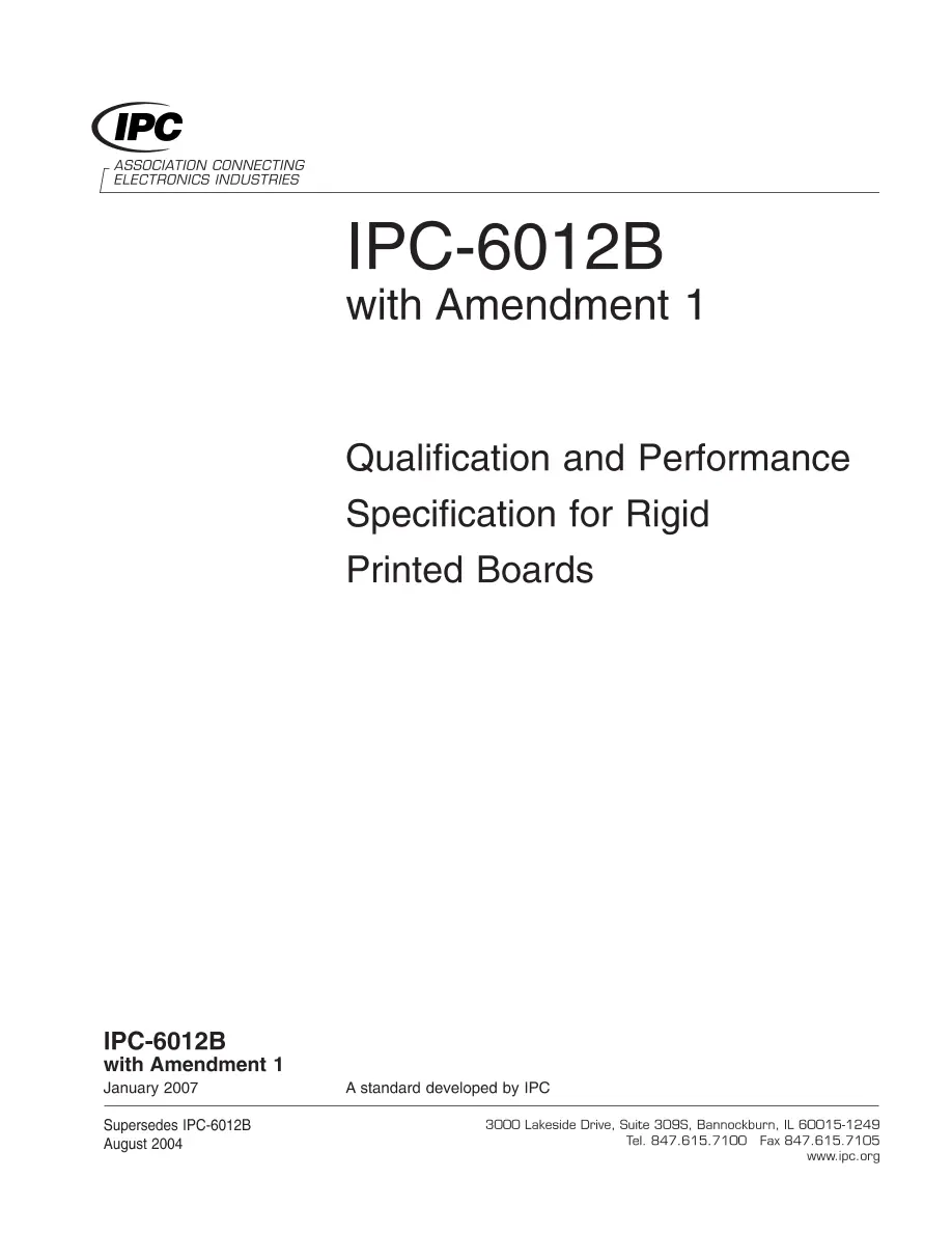 IPC 6012B IPC 6012B pdf