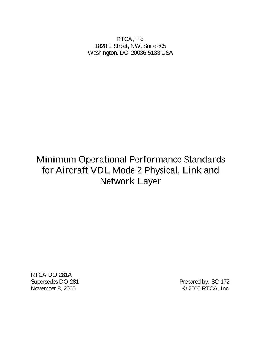 RTCA DO-281A RTCA DO-281A pdf
