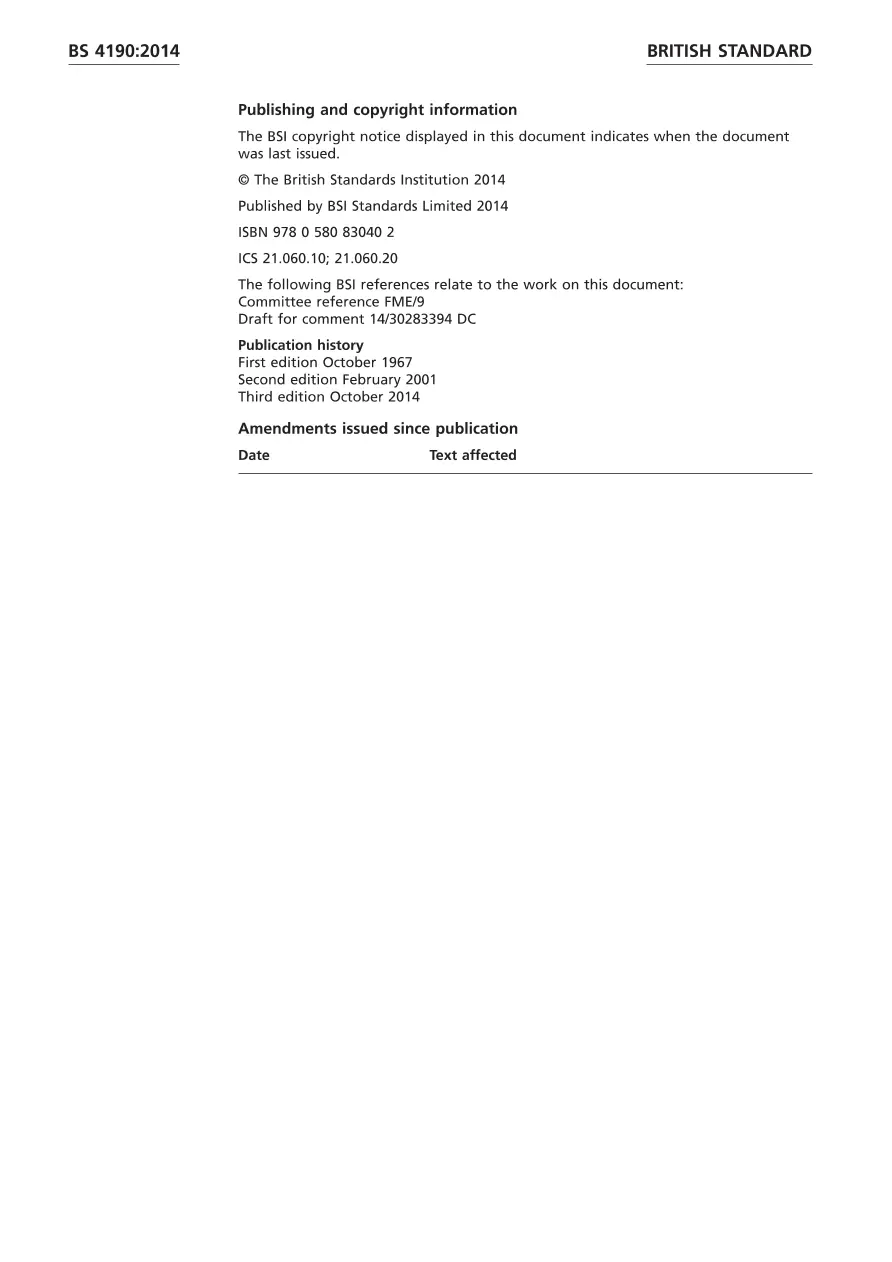 BS 4190:2014 pdf