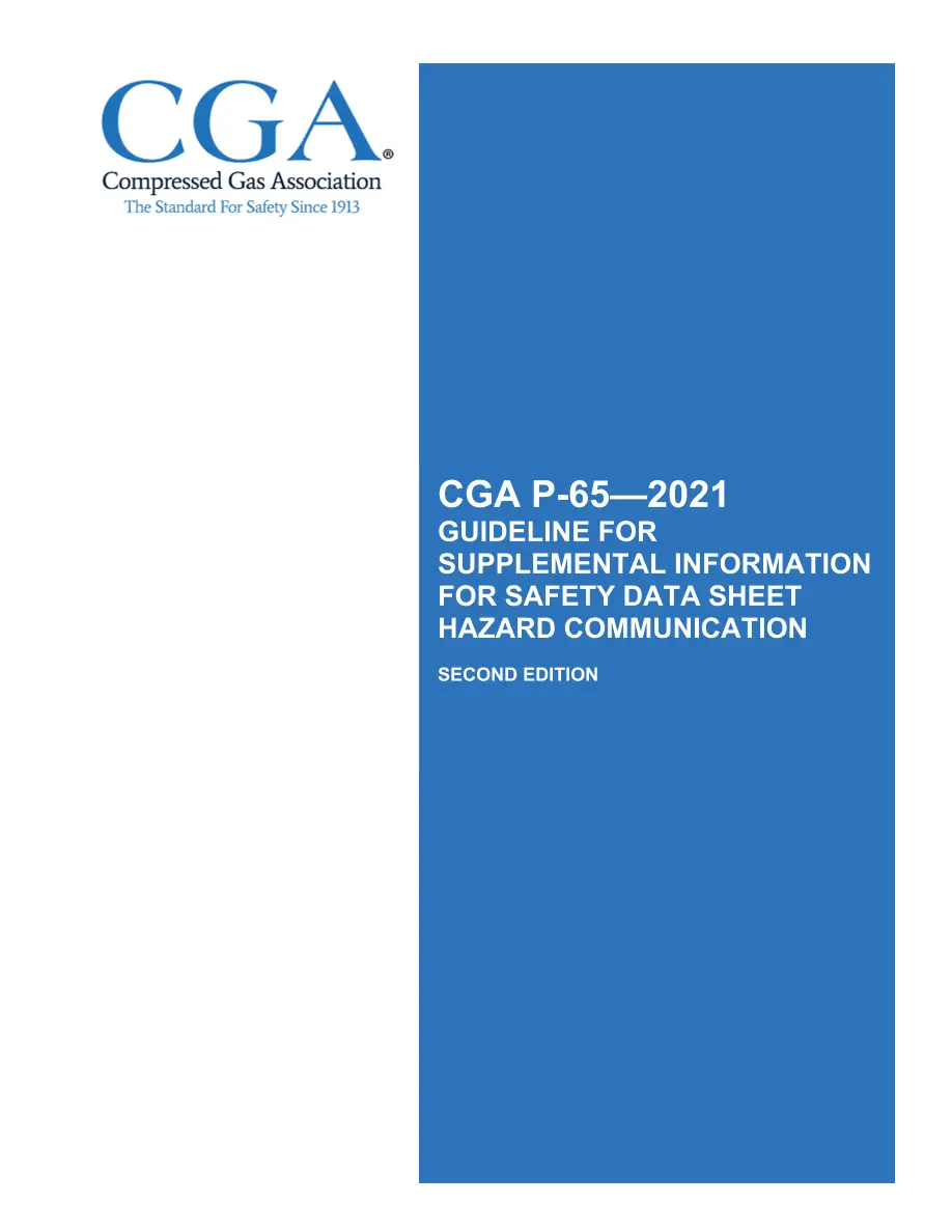 CGA P-65 CGA P-65 pdf