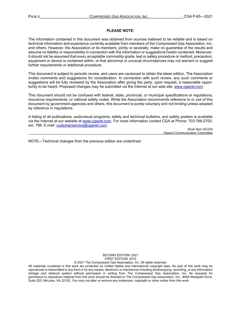 CGA P-65 CGA P-65 pdf