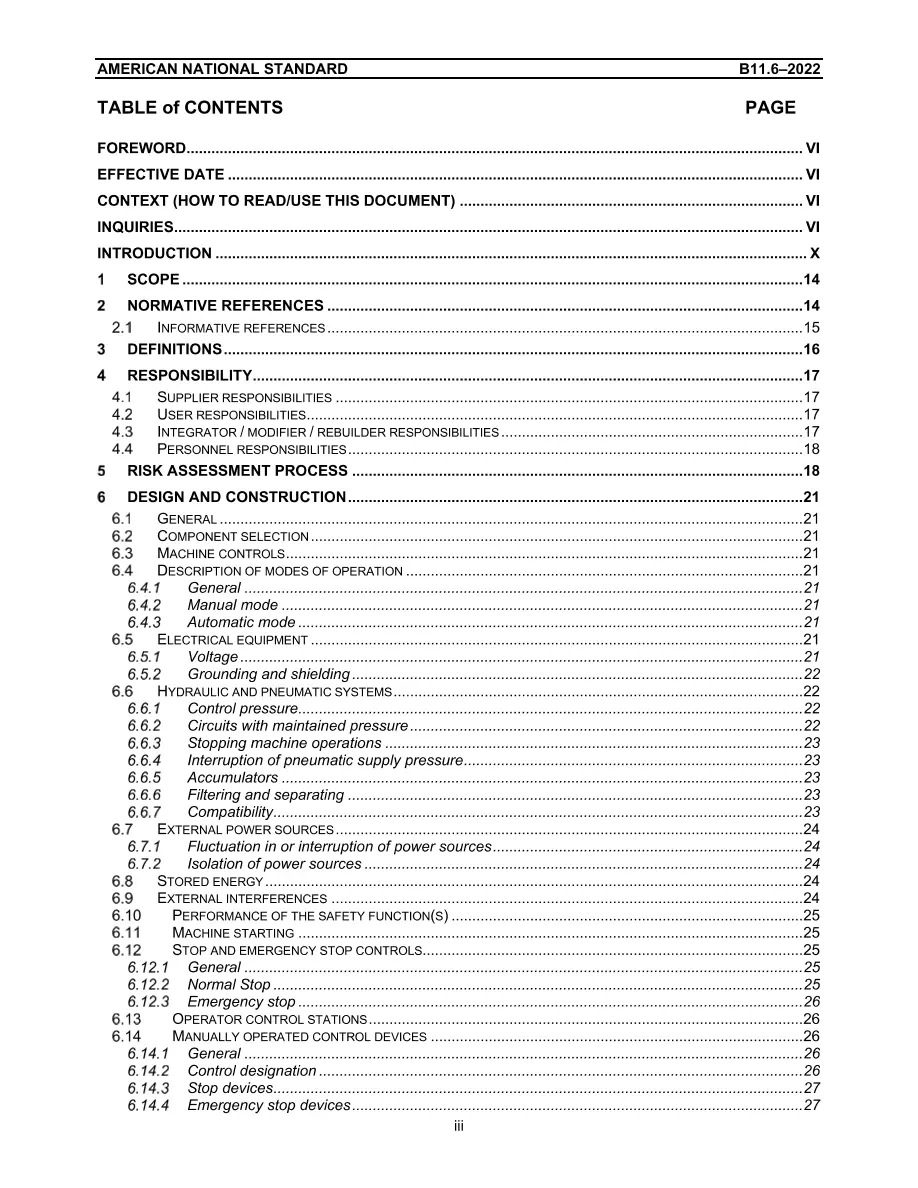B11 B11.6-2022 B11 B11.6-2022 pdf