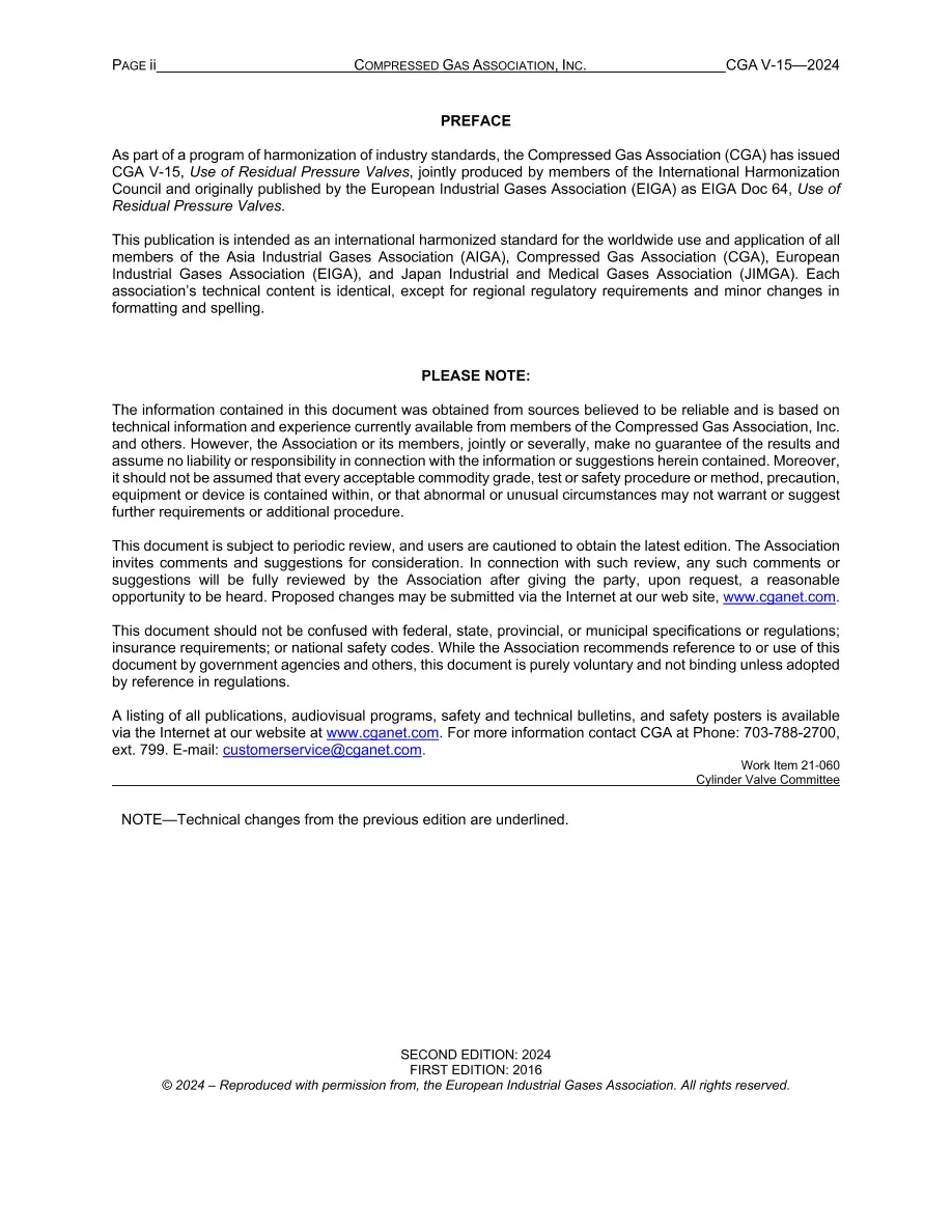 CGA V-15 pdf