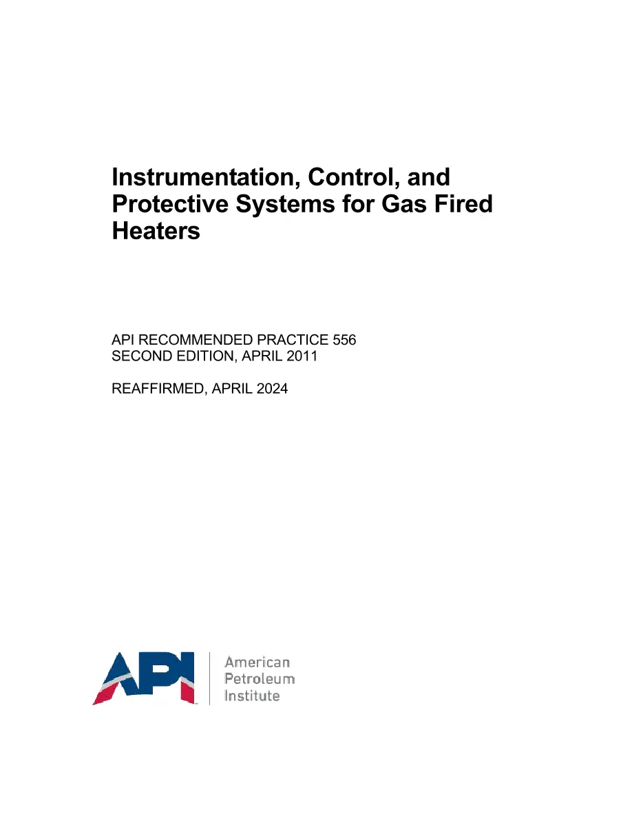 API RP 556 (R2024) API RP 556 (R2024) pdf