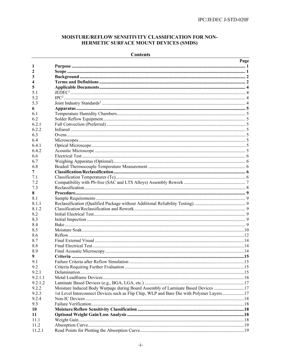 IPC J-STD-020F-2022 pdf