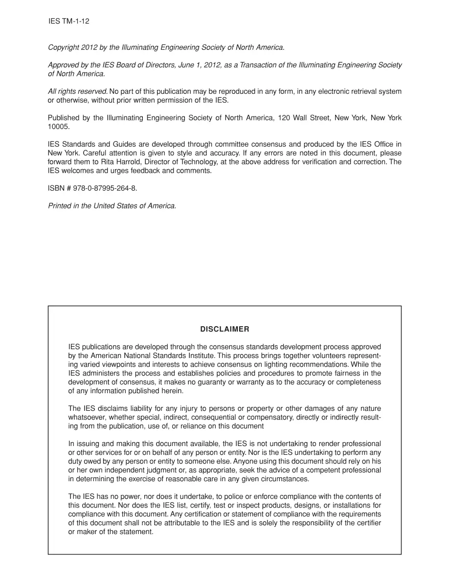 IES TM-1-12 IES TM-1-12 pdf