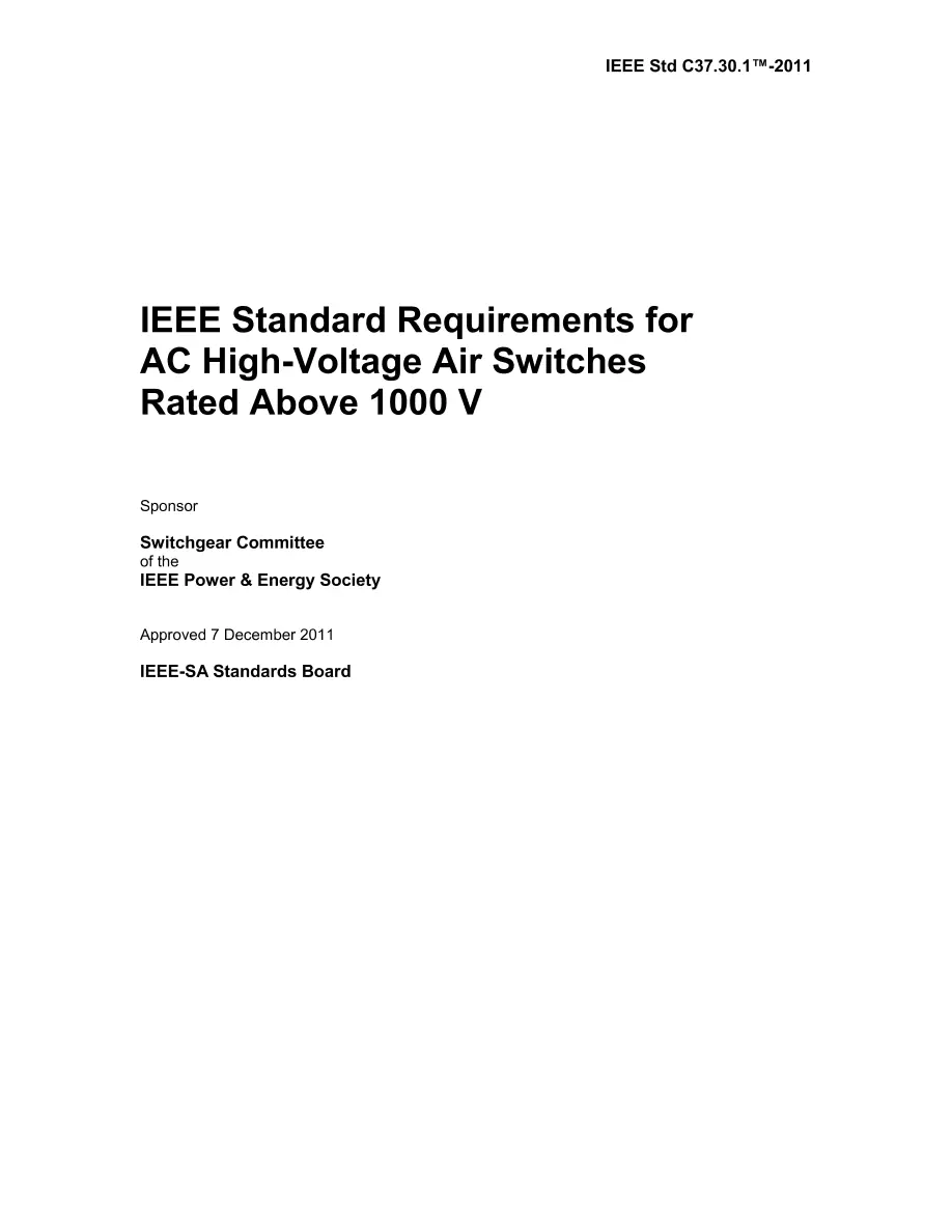 IEEE C37.30.1-2011 IEEE C37.30.1-2011 pdf