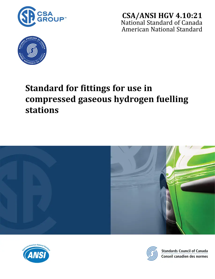 CSA ANSI HGV 4.10:21 CSA ANSI HGV 4.10:21 pdf